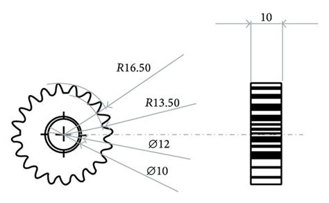 Geometry And Specification Of The Spur Gear Module 15 Pressure