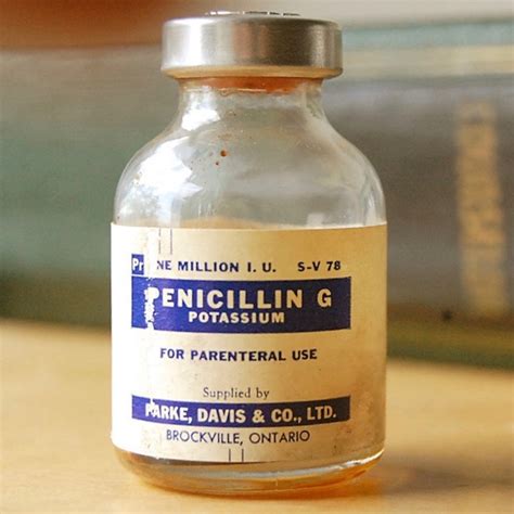 First Penicillin Bottle