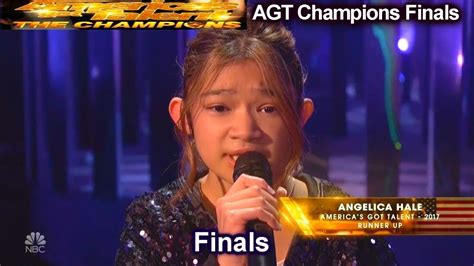 angelica hale sings impossible amazing again america s got talent champions finals agt youtube