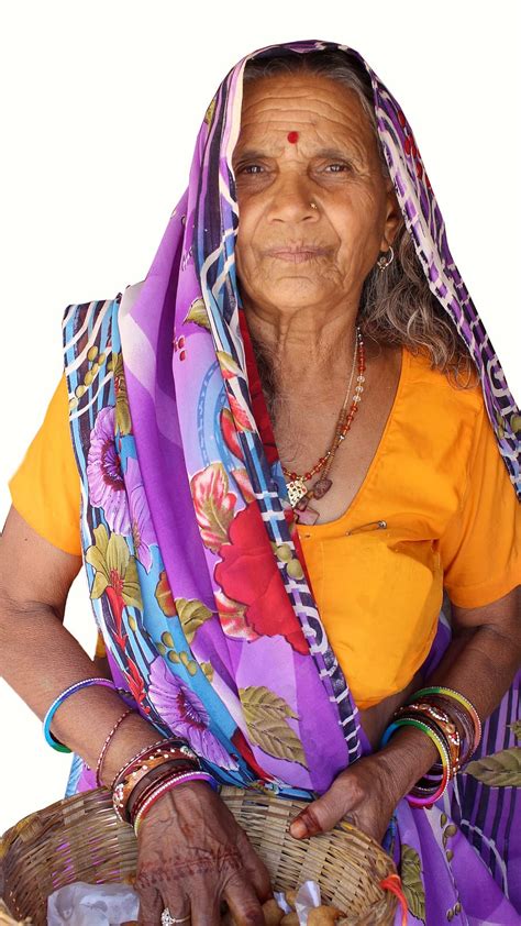 Traditional Woman People Culture Old Women Grandmother Smiling