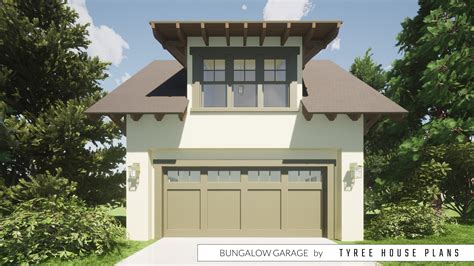 Bungalow Garage A Craftsman Garage Apartment By Tyree House Plans