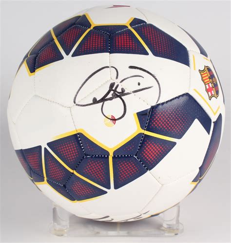 But lionel messi was a notable absentee from barca's official website and social media posts as. Lionel Messi & Neymar Signed Nike FC Barcelona Logo Soccer ...