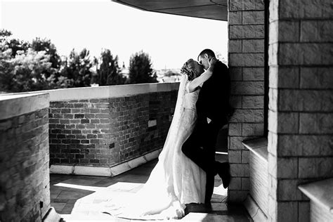 Bride Kisses A Groom On The Balcony High Quality People Images