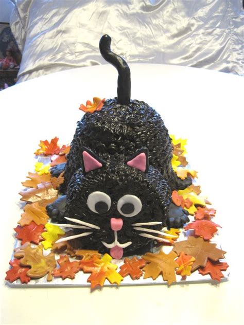 A last minute cat cake for babies 1 to 3 year old and of course for the cats. Black Cat Cake | The Woodlands - Over The Top Cake Supplies