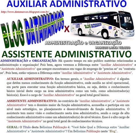 Qual A Diferença Entre Assistente Administrativo E Auxiliar Administrativo