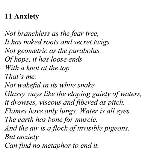 Poem Anxiety By Ak Ramanujan Rpoetry