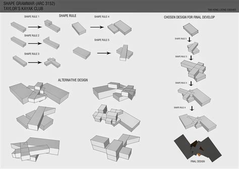 Architecture E Portfolio Shape Grammar Arc3153 Arc3152