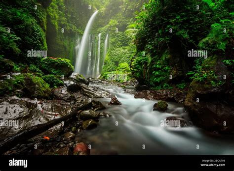 Tiu Kelep Waterfall Is A Waterfall That Is Very Famous In Lombok