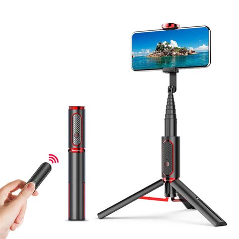 2021 Selfie Monopods Mini Bluetooth Stick Monopod Tripod Camera Holder All In One Integrated