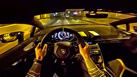 Lamborghini Huracan Performante Night Drive Pov By Autotopnl Youtube