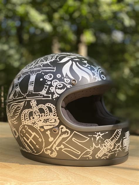 Custom Painted Bobber Helmets