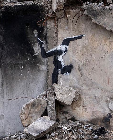 New Banksy Works Emerge Among The Destruction In Ukraine The Frontier