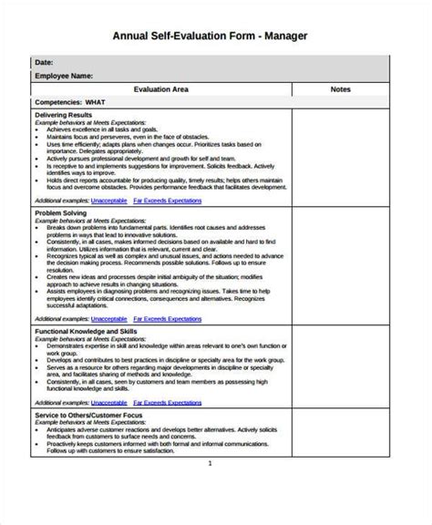 Resume examples > form > free sample of employee guarantor form. FREE 7+ Manager Evaluation Forms in PDF | MS Word