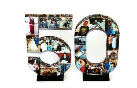 50th Birthday Photo Collage 50th Anniversary Photo Collage Etsy