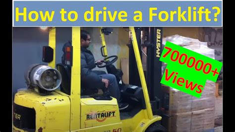 How To Operate Drive A Forklift Forklift Training Lessoncon