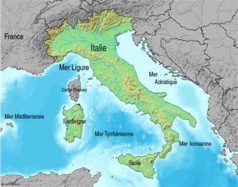 Italia Relieve La Guía De Geografía