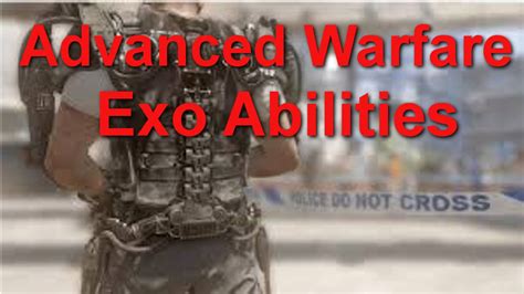 Call Of Duty Advanced Warfare Exo Abilities Youtube