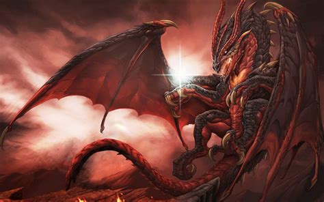 Red Dragon HD Wallpaper