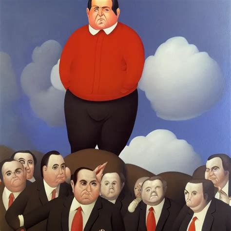 Fernando Botero Painting Of Richard Nixon Stable Diffusion OpenArt