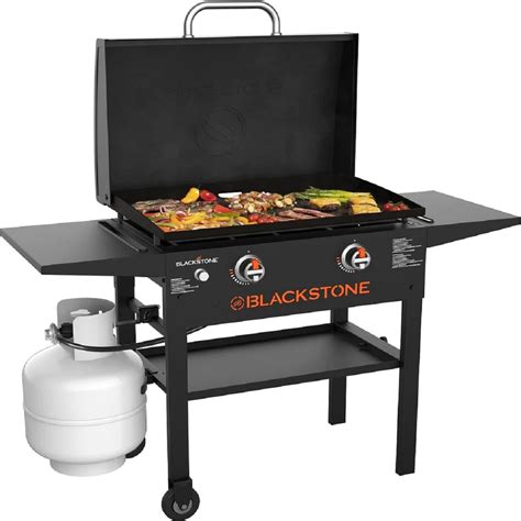 Blackstone 28” Griddle With Hood And Counter Height Shelves Spice