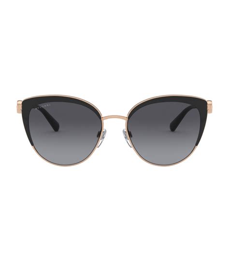 Bvlgari Gold Cat Eye Sunglasses Harrods Uk