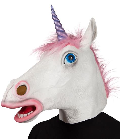 Unicorn Mask Latex Full Over Head