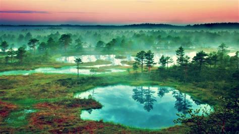 Mountain Nature Landscape Cloud Lake Tree Reflection River