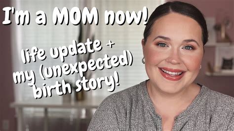 I M A Mom Now Life Update Grwm My Birth Story Unexpected Cesarean Youtube