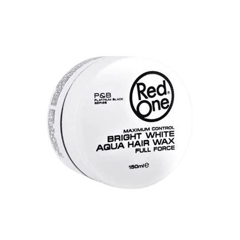 Red One Maximum Control Bright White Aqua Hair Wax Full Force 150ml