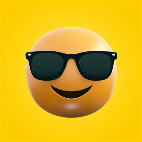 3d Model Realtime Emoji Sunglasses Cgtrader