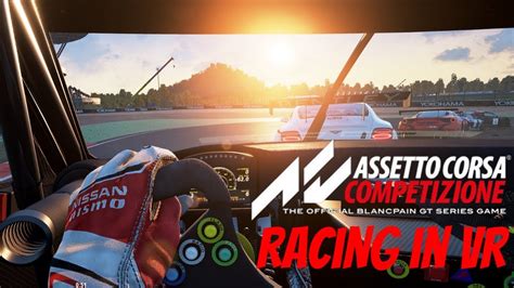 Assetto Corsa Competizione Vr Race Nissan Gt R At Nurburgring Youtube