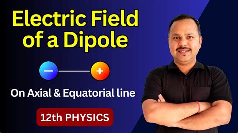 Dipole Electric Field On Axial Equatorial Line Electric Charges And