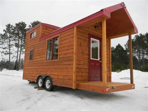 We specialize in high quality affordable portable storage buildings. 144 Sq. Ft. Tiny Cabin on Wheels