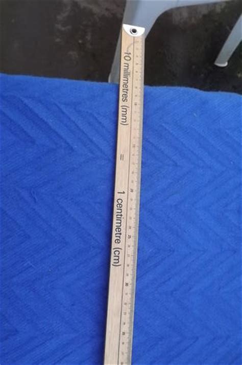 Advertising Wooden Ruler 1 Meter 1 Yard Long Metal