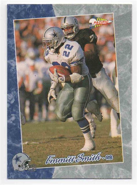 Emmitt smith football card value. 1993 Pacific Emmitt Smith #1 on Kronozio