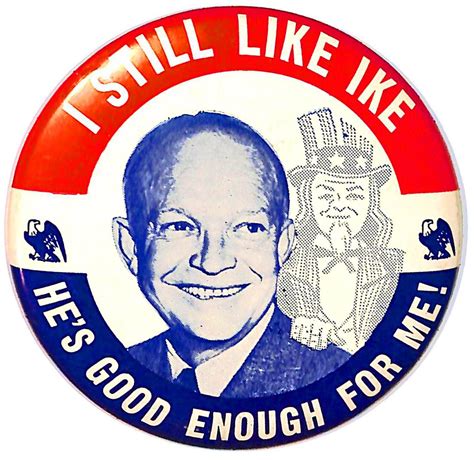 Dwight Eisenhower Campaign Buttons And Ike Presidential Pins Page 1