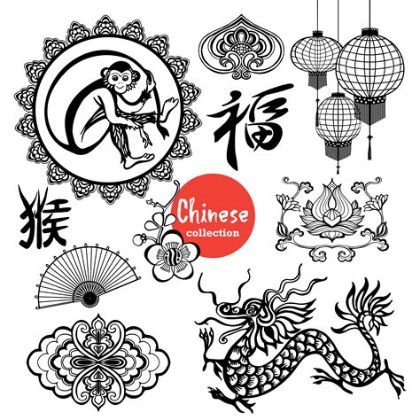 Chinese Design Elements 468502 Vector Art At Vecteezy