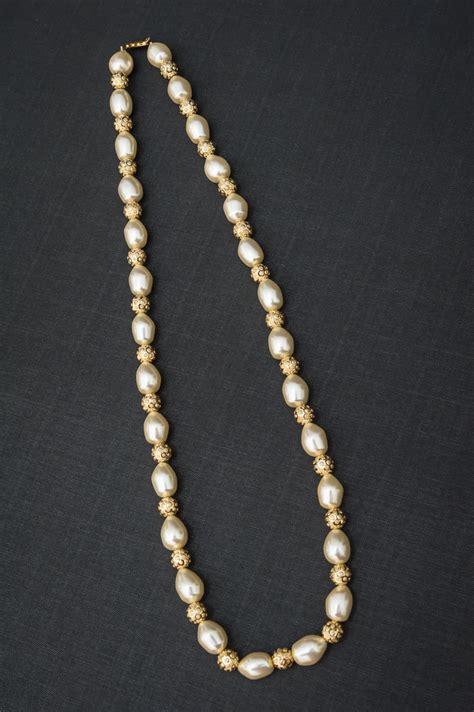 Gold Pearl Necklace Sets Elegant Elements 2817361