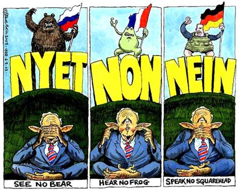 France with a gdp of $2.8t ranked the 6th largest economy in the world, while russia ranked 11th with $1.7t. 06.03.2003: The Russian-French-German alliance | Cartoons ...