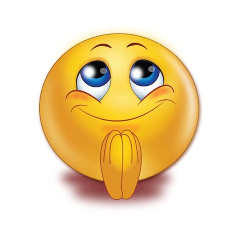 Smiley Praying Hands Emoticon Emoji Prayer Smiley Png Download Free Transparent