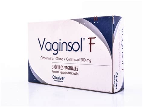 Droguería La Economía vaginsol f 200 100 mg caja x 3 ovulos vaginales