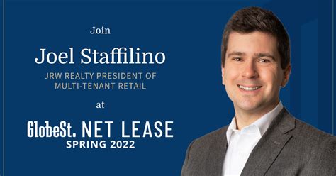 Connect With Jrw Realty At Globest Net Lease Spring 2022
