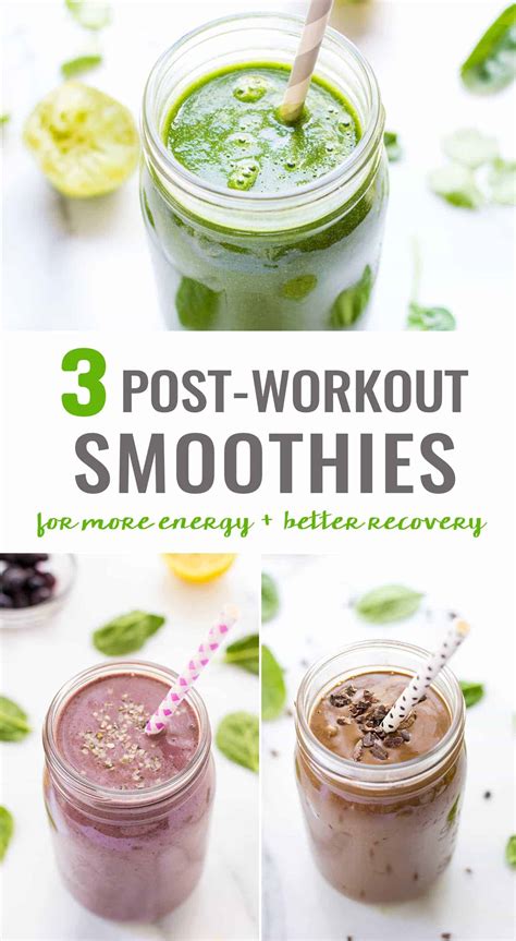 What Is A Post Workout Recovery Smoothie at Vickie Rudisill blog