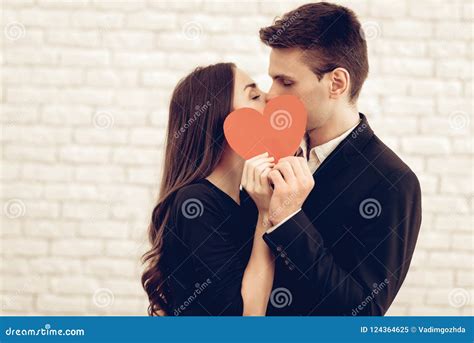 Beautiful Couple Together On Valentine S Day Stock Image Image Of