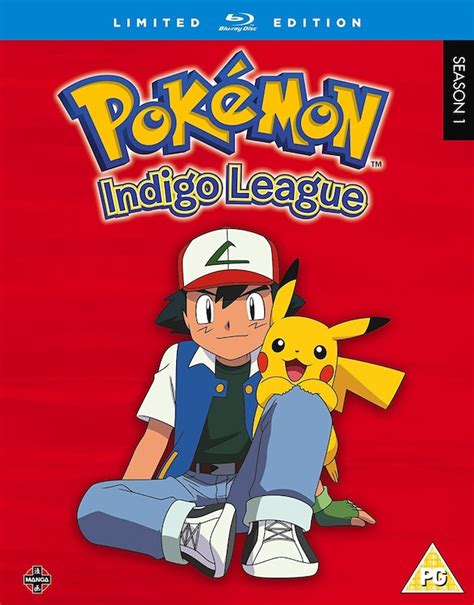 Pokemon Indigo League Season 1 Limited Edition Blu Ray 5 Disc