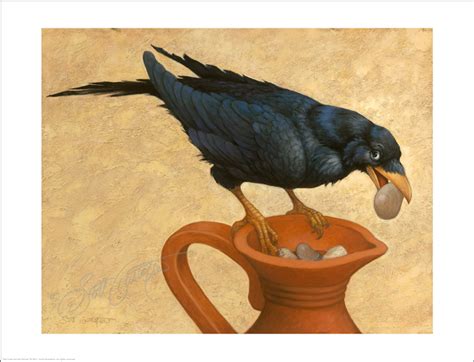 The Crow And The Pitcher — The Art Of Scott Gustafson