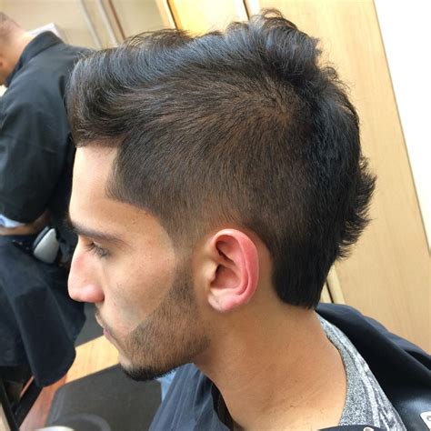 2.12 high drop fade + hard side part. 30 Best Faux Hawk Haircuts For Men