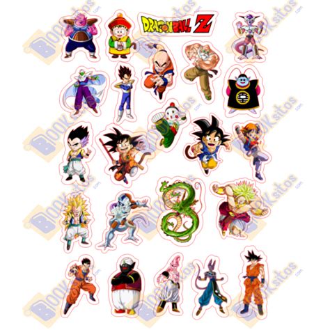 Stickers Calcomanías Papel Hd Calidad Fotográfica Dragon Ball Goku