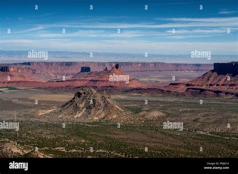 The View Into Castle Valley From The Porcupine Rim Trail Located Near