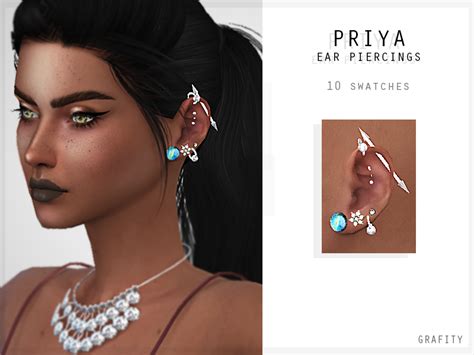 Priya Ear Piercings 10 Swatches Inspo X Speed Meshing Video X